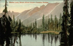 Marion Lake, Mount Abbott Glacier, Canadian Rockies British Columbia Canada Postcard Postcard