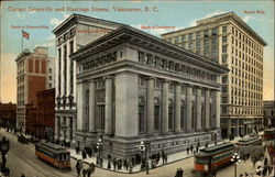 Corner of Granville and Hastings Streets Postcard