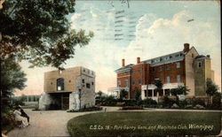 Fort Garry Gate and Manitoba Club Winnipeg, MB Canada Postcard Postcard