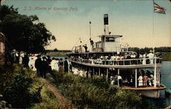 S. S. Alberta at Riverside Park Riverboats Postcard Postcard