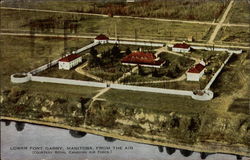 Lower Fort Garry from the air Manitoba Canada Postcard Postcard