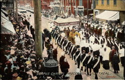 Corpus Christi Procession Montreal, QC Canada Quebec Postcard Postcard