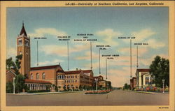 University of Southern California Los Angeles, CA Postcard Postcard