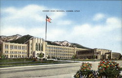 Ogden High School Utah Postcard Postcard