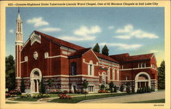 Granite-Highland Stake Tabernacle-Lincoln Ward Chapel Salt Lake City, UT Postcard Postcard