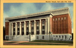 Masonic Temple Salt Lake City, UT Postcard Postcard