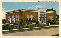 Will Rogers Library Postcard