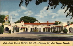 Lido Auto Court Las Vegas, NV Postcard Postcard