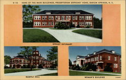 Some of the main buildings, Presbyterian Orphans' Home Postcard