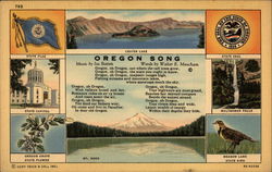 Oregon Song Postcard Postcard