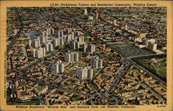 Parklabrea Towers and Residential Community - Whilshre District Postcard