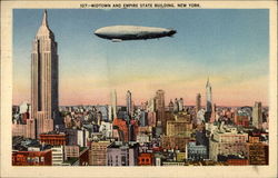 Midtown and Empire State Building New York, NY Postcard Postcard