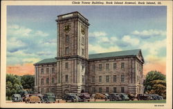 Clock Tower Building, Rock Island Arsenal Postcard