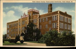 Rock Island County Tuberculosis Sanitarium Illinois Postcard Postcard