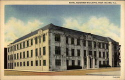 Royal Neighbor Building Rock Island, IL Postcard Postcard