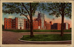 University Hospital, University of Iowa Iowa City, IA Postcard Postcard