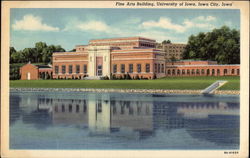 Fine Arts Building, University of Iowa Postcard