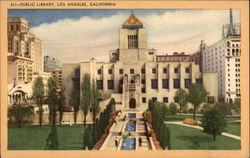 Public Library Postcard