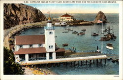 Catalina Island Yacht Club Santa Catalina Island, CA Postcard Postcard