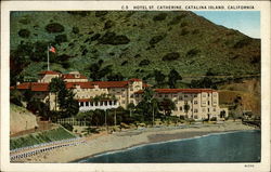 Hotel St. Catherine Santa Catalina Island, CA Postcard Postcard