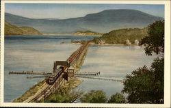 The Pittsburgh & Lake Erie Railroad company Postcard