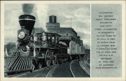 Locomotive "Wm. Crooks" Postcard