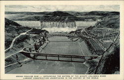 Grand Coullee Dam Postcard