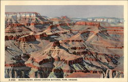 Moran Point Grand Canyon National Park, AZ Postcard Postcard