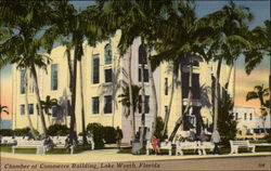 Chamber of Commerce Building Lake Worth, FL Postcard Postcard