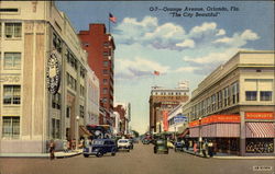 Orange Avenue, Orlando, Fla Florida Postcard Postcard