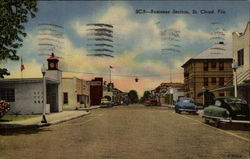 Business Section St. Cloud, FL Postcard Postcard