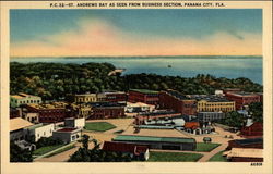 St. Andrews Bay as Seen From Business Section Panama City, FL Postcard Postcard