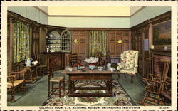 Colonial Room, U. S. National Museum, Smithsonian Institution Postcard