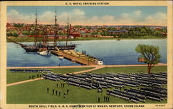 U.S. Naval Training Station Newport, RI Postcard Postcard