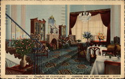 The Lounge - Crosby's of Cleveland Postcard