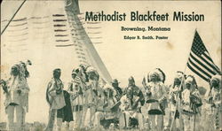 Methodist Blackfeet Mission Postcard