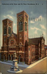 Cathedral of St. Peter and St. Paul Providence, RI Postcard Postcard