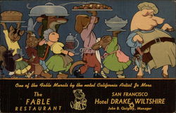 The Fable Restaurant Postcard