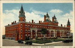 Oglethorpe Hotel Brunswick, GA Postcard Postcard