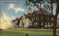 War College Newport, RI Postcard Postcard