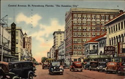 Central Avenue St. Petersburg, FL Postcard Postcard