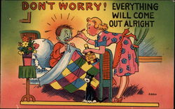 Don't Worry! Everything Will Come Out Alright Comic, Funny Postcard Postcard