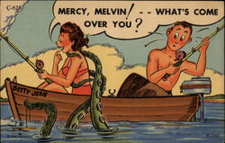 Mercy, Melvin! What's Come Over You? Postcard