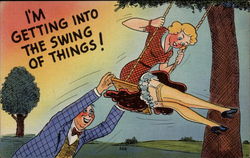 I'm Getting Into the Swing of Things! Postcard