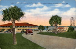 View of Pavilion and Recreation Center Postcard