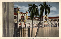 Aragon Ballroom, Lawrence Near Broadway Postcard