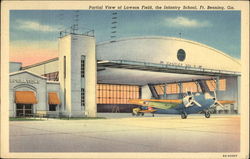 Partial View of Lawson Field, the Infantry School Fort Benning, GA Postcard Postcard