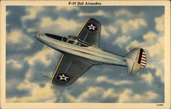 P-39 Bell Airacobra Postcard