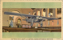 The "Spirit of St. Louis," U.S. National Museum, Smithsonia Institution Postcard