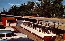 The Cog Railway Coach and Depot Postcard